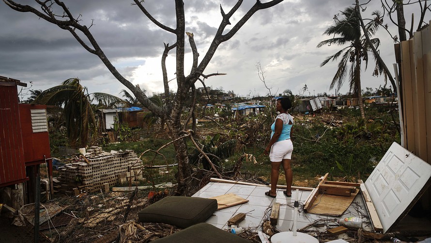 Puerto Rico in the aftermath of Hurricane Maria.