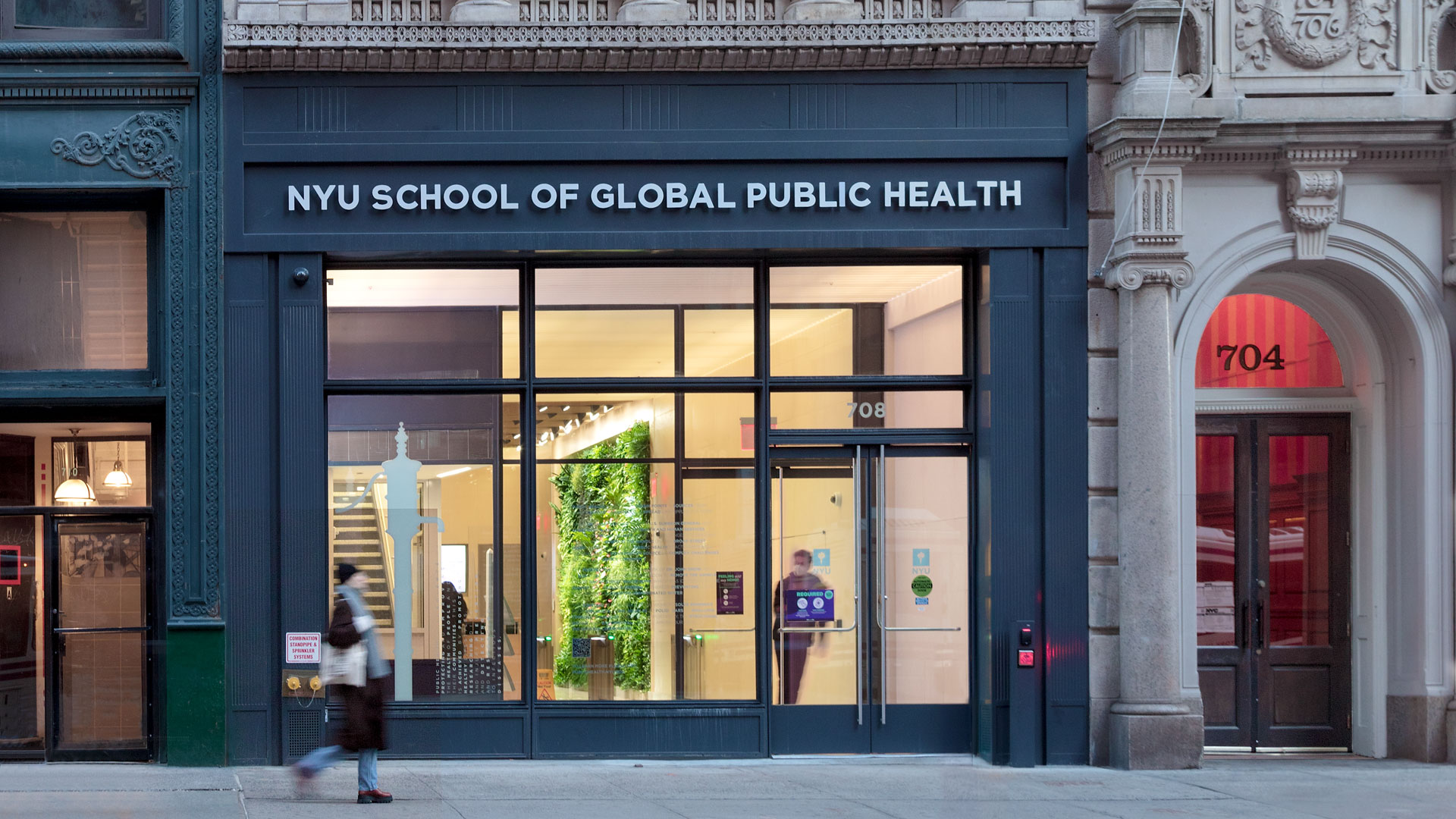 Front of building at 708 Broadway