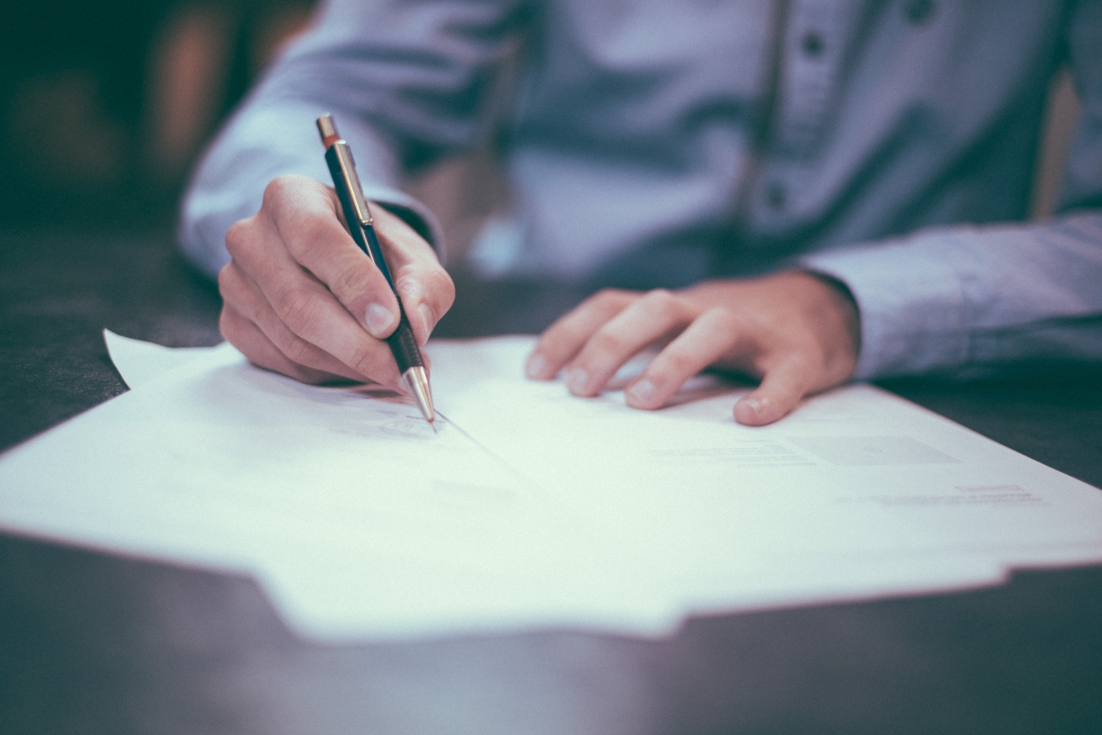 Writing on form