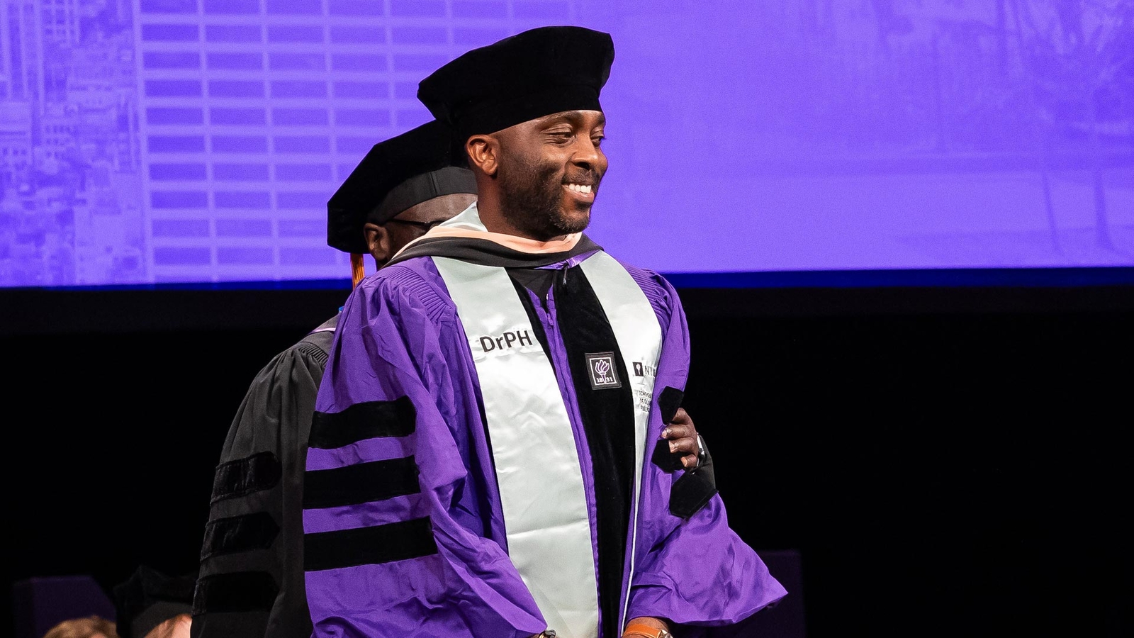 Emeka Iloegbu at Doctoral Hooding Ceremony