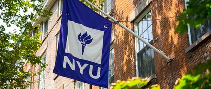 NYU flag